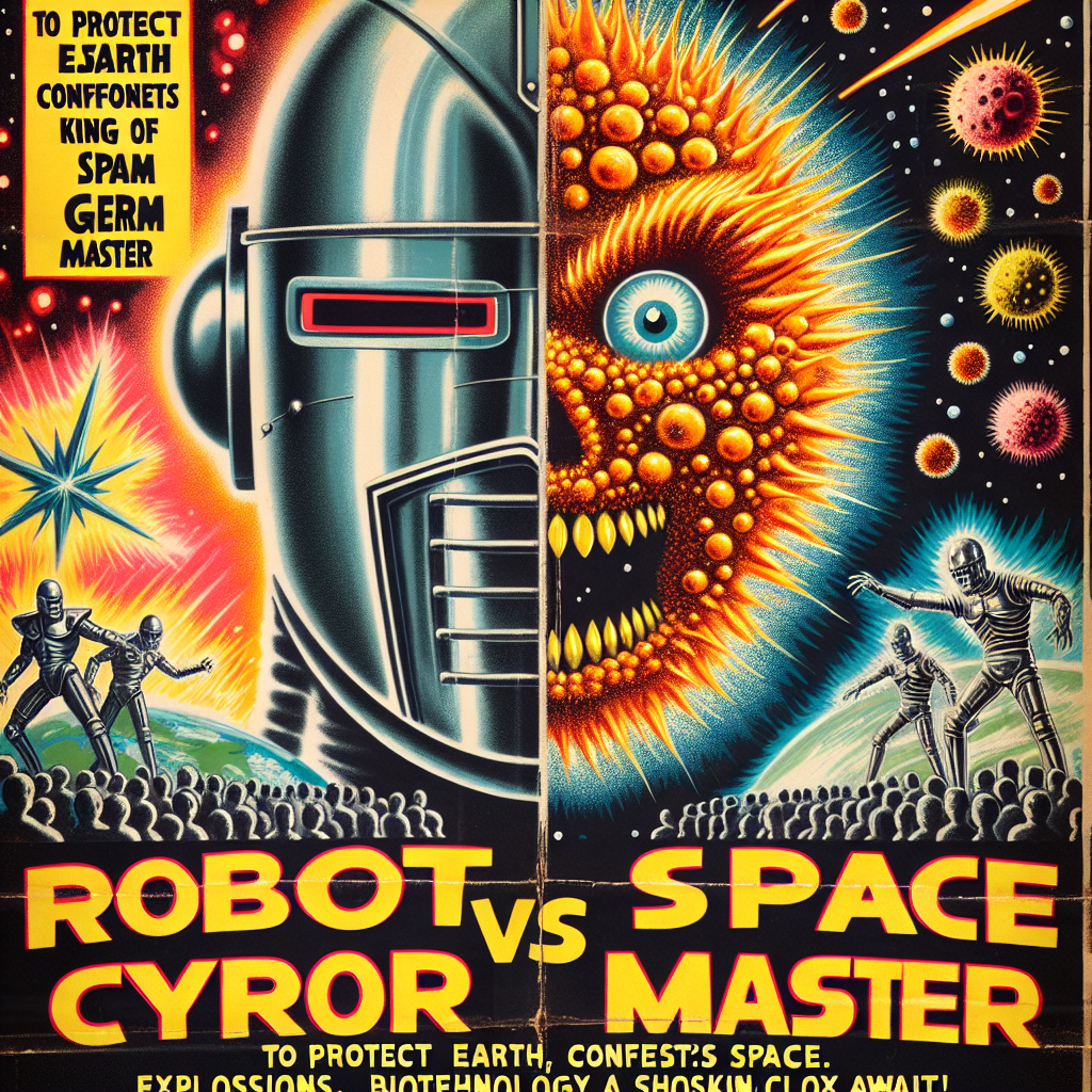 ロボットサイボーグ vs 宇宙バイ菌マスター